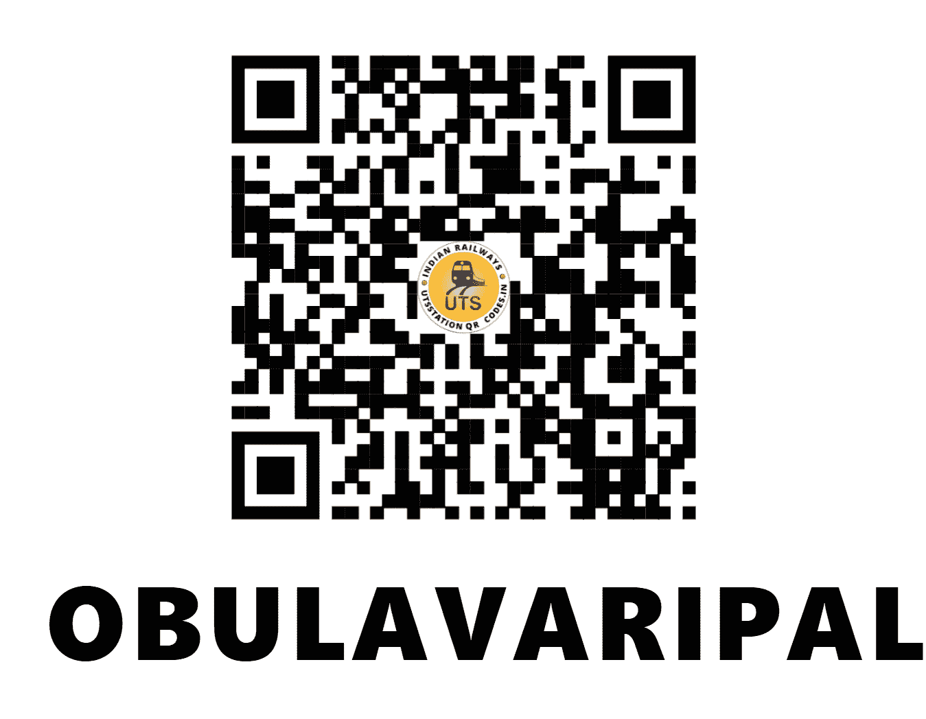 UTS QR Code for OBULAVARIPALLI - OBVP - SC (ANDHRA PRADESH)